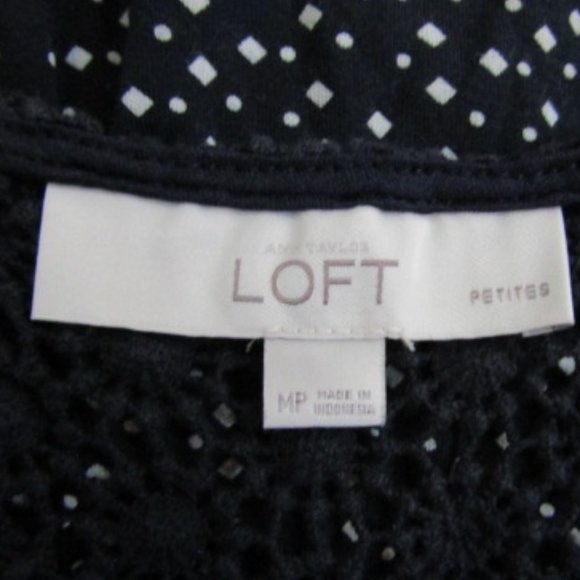 LOFT Sleeveless Crochet Top - Picture 6 of 6